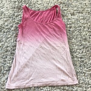 LOFT pink ombré tank